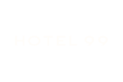 hotel 99 white logo